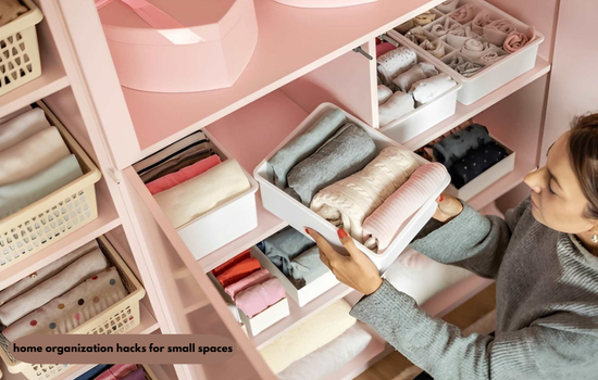 home organization hacks for small spaces
