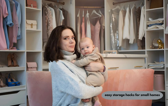 easy storage hacks for small homes