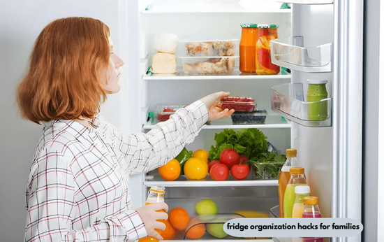 fridge organization hacks for families