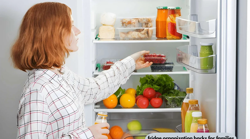 fridge organization hacks for families
