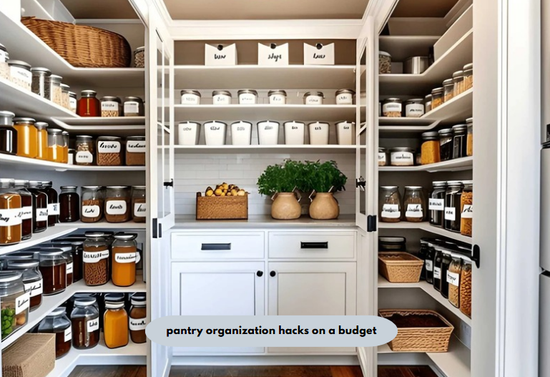 pantry organization hacks on a budget