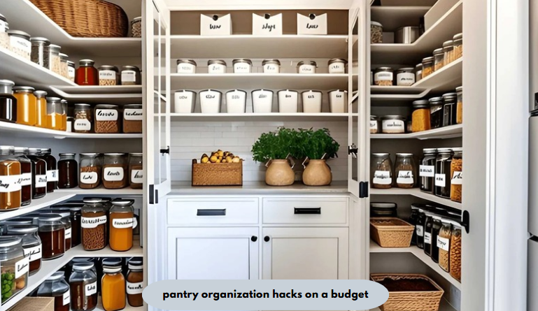 pantry organization hacks on a budget
